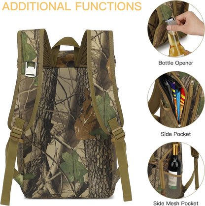 TUGUAN Cooler Backpack 36 Cans Insulated Leak Proof Lightweight Lunch Backpack for Men Work Portable Travel Thermal Bag Compartment Camping Hiking Beach Pincnic Cooler for Women