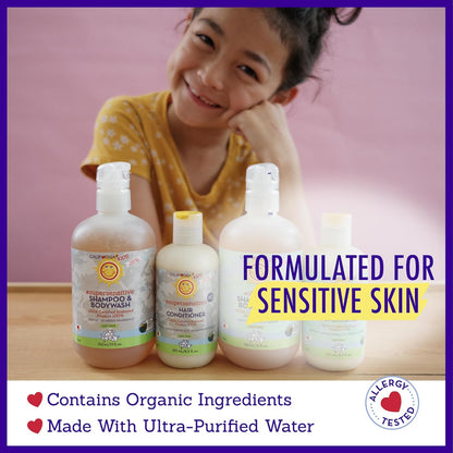 California Kids Conditioner | Super Sensitive | Unscented | 100% Plant-Based | Rinse-out or Leave in Conditioner | Moisturizing | 251 ml / 8.5 oz