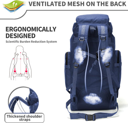 King'sGuard 70L Camping Hiking Backpack Tactical Backpack Military Molle Rucksack Backpack for Outdoor