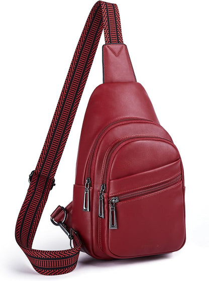 Sling Bag Crossbody Bags for Women Small Cross Body Bag Fanny Packs Chest Sling Purse for Daily Travel Leisure Sport