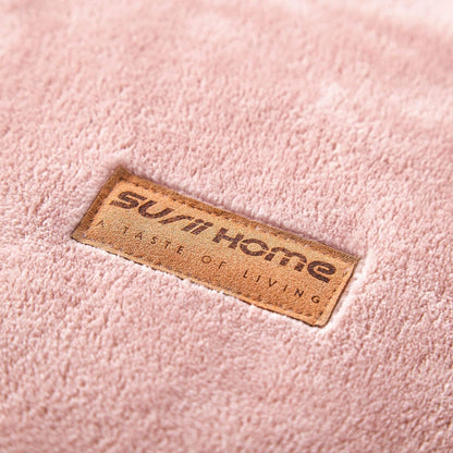 Surii Home Luxury Microfiber Flannel Blanket, Super Soft, Warm, Cozy, Fluffy, and Breathable, Perfect Throws for Bed, Couch, Sofa, for All Season Use. 350GSM Travel Size 50x60 Inches(Sepia Rose)
