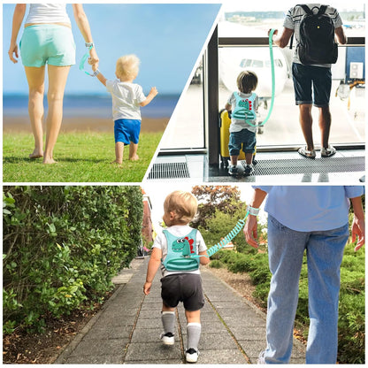 Toddler Leash for Kids-Baby Child Harness with Anti Lost Wrist Link for Boys/Girls