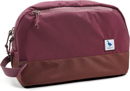 Travel Toiletry Bag 8L for Women, Large Packing Cube with Waterproof TPU Wet/Dry Compartment (02 Valkyrie Red)