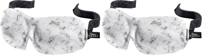 Bucky 40 Blinks No Pressure Printed Eye Mask for Travel & Sleep, Marble, One Size (Pack of 2)