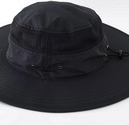 Home Prefer UPF 50+ Men's Sun Hat Wide Brim Bucket Hat UV Protection Hat for Mens Womens Beach Safari Gardening Golf Fishing