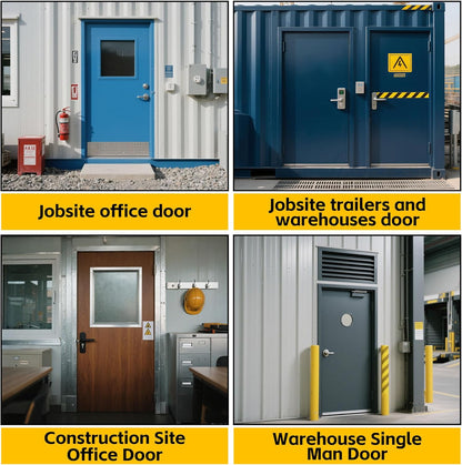 Door Security Bar-by NAKANEKO The Entire Width of Your Outward Opening Front Door-Safe Jobsite Office bar. 2500 pounds of Resistance Fits Doors 33"-40" Wide.(Combination Lock)