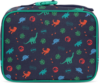 Simple Modern Jurassic Park Kids Lunch Box for Toddler | Reusable Insulated Bag for Girls | Meal Containers for School with Exterior and Interior Pockets | Hadley Collection | Jurassic Dinosaur Roar