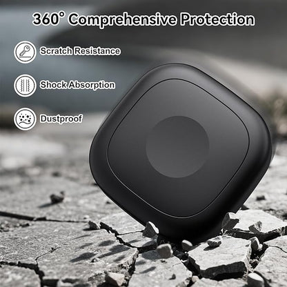 2 Pack for Tile Life360 Mate 2024/2022 Bluetooth Tracker Adhesive Mount, Silicone Waterproof Case with 3M Adhesive Sticker Stick on Car/Bike/Luggage, Hidden Tile Mate Full Protective Holder Anti-Lost