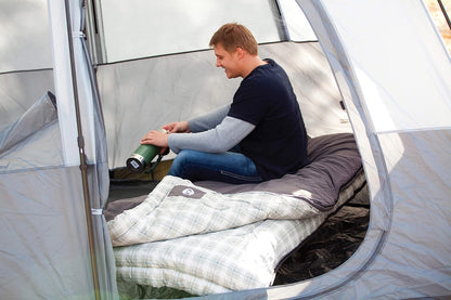 Coleman Heritage Big & Tall 10°F Flannel Sleeping Bag, XL Sleeping Bag Fits Adults up to 6ft 7in Tall, Machine Washable, Great for Camping, Hunting, Guests, & More