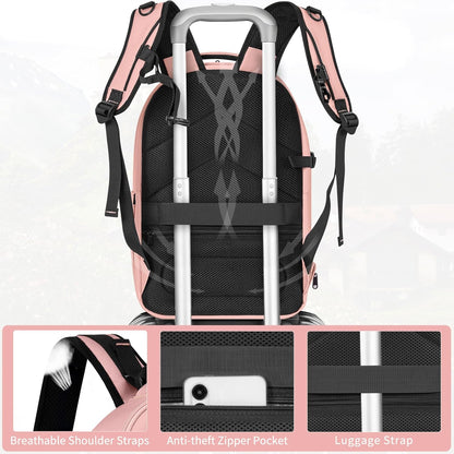 TORIBIO Camera Backpack, Hardshell DSLR Photography Camera Bag, Waterproof Hard Shell Camera Case with Tripod Holder & 15.6" Laptop Compartment Compatible with Canon/Nikon/Sony/DJI Mavic Drone