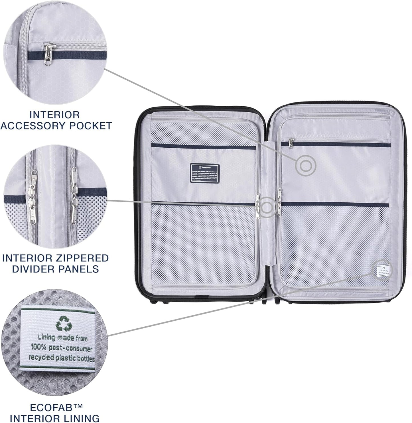 Travelpro Maxlite Air V2 Hardside Expandable Carry on Luggage, 8 Spinner Wheels, Lightweight Hard Shell Suitcase, TSA lock, Slate Green, Carry On 21-Inch