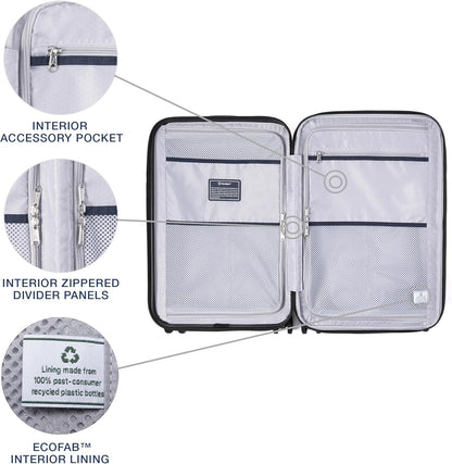 Travelpro Maxlite Air V2 Hardside Expandable Carry on Luggage, 8 Spinner Wheels, Lightweight Hard Shell Suitcase, TSA lock, Slate Green, Carry On 21-Inch