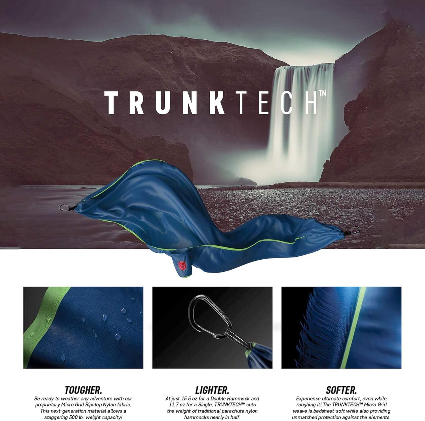 Grand Trunk TrunkTech Double Hammock - Heritage