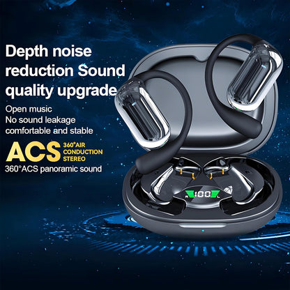 Wireless Earbuds, Translation Earbuds Real Time- Audifonos Traductores Inglés Español, 3-in-1 Translator Earbuds with 144 Languages, HF Sound, Bluetooth 5.4 Headphones for Travel Sport Workout (Black)