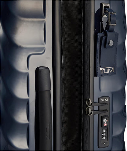 TUMI - 19 Degree Medium Checked Luggage 4 Wheeled Packing Case - Hard Shell Suitcase - 26.0" X 17.5" X 10.0" - Navy
