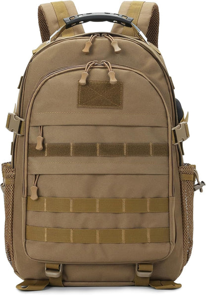 HUNTVP Military Tactical Backpack 40L Large Army 3 Day Assault Pack Molle Bag Backpacks WR Hunting Rucksack Assault Pack