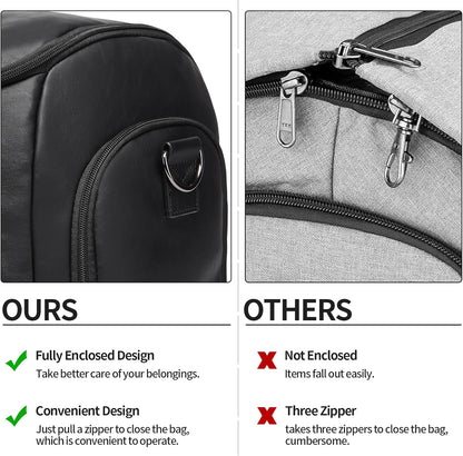 Carry On Garment Bag for Travel, Convertible Travel Garment Bag for Men Women, 2 in 1 Hanging Suitcase Suit Business Travel Bag