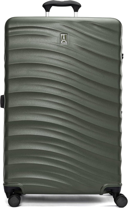 Travelpro Maxlite Air V2 Hardside Expandable Checked Luggage, 8 Spinner Wheels, Lightweight Hard Shell Suitcase, TSA lock, Slate Green, Checked Large 28-Inch