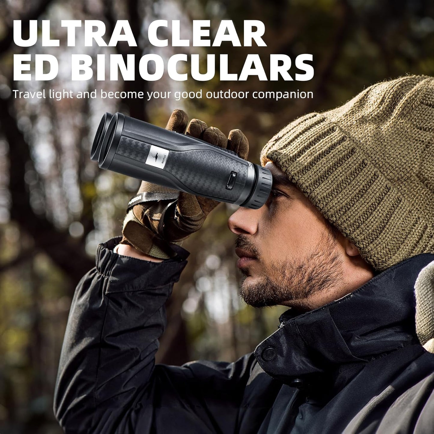 Premium ED Binoculars 10x42 for Adults - High Power HD Waterproof Binoculars for Bird Watching, Hunting & Travel