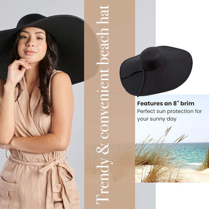San Diego Hat Company Women's Ultrabraid X-Large Brim Hat, Adjustable Sun Hat with UPF 50+