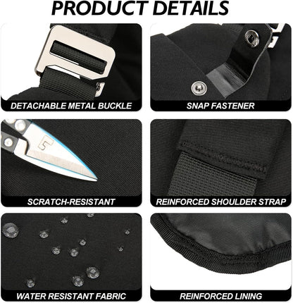 Anti Theft Crossbody Travel Bags for Women Men Cross Body Slim Sling Handbags with S Hook Antitheft