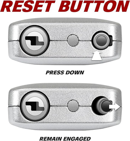 BV TSA Accepted Luggage Travel Lock, Set-Your-Own Combination Lock for School Gym Locker, Luggage Suitcase Baggage Locks, Filing Cabinets, Toolbox, Case (Silver, 2 Pack)