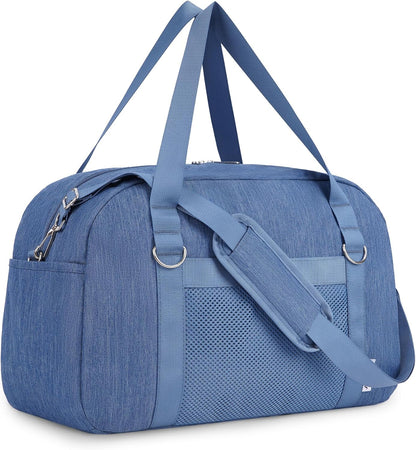 Narwey For Spirit Airlines Personal Item Bag 18x14x8, Small Duffle Bag for Travel Duffel for Traveling, Carry on Bag for Airplanes Underseat Overnight for Women and Men (Navy Blue)