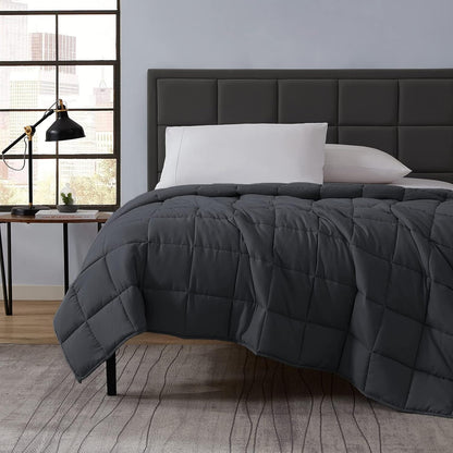L'AGRATY Weighted Blanket - 36"x48" 5lbs Weighted Blanket Microfiber Material with Glass Beads Small Blanket for All-Season Summer Fall Winter Soft Thick Blanket