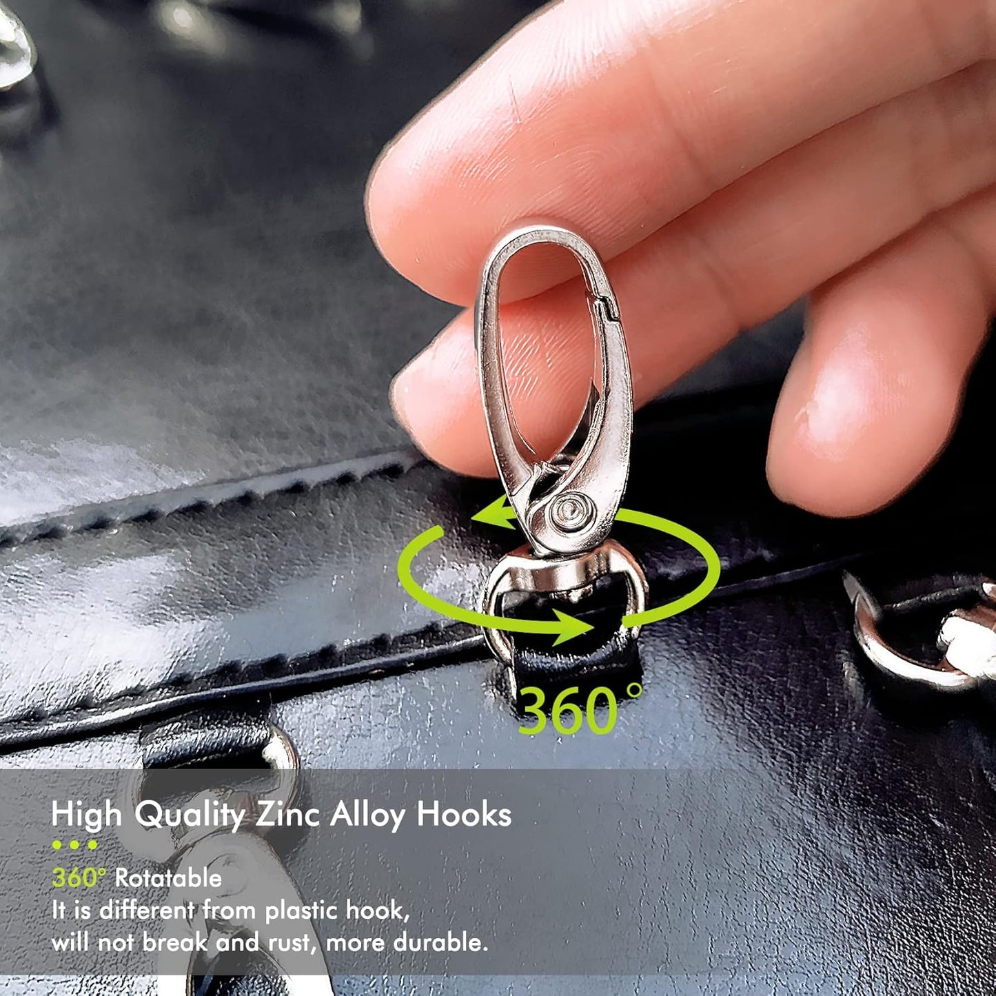 Portable Key Organizer,Zippered Key Organizers Case with 48 Key Hooks and Tags Key Storage,Leather Apartment Manager and Landlord Key Holder,Key Organizer Box for Real Estate Sales,Hotels,Car Service