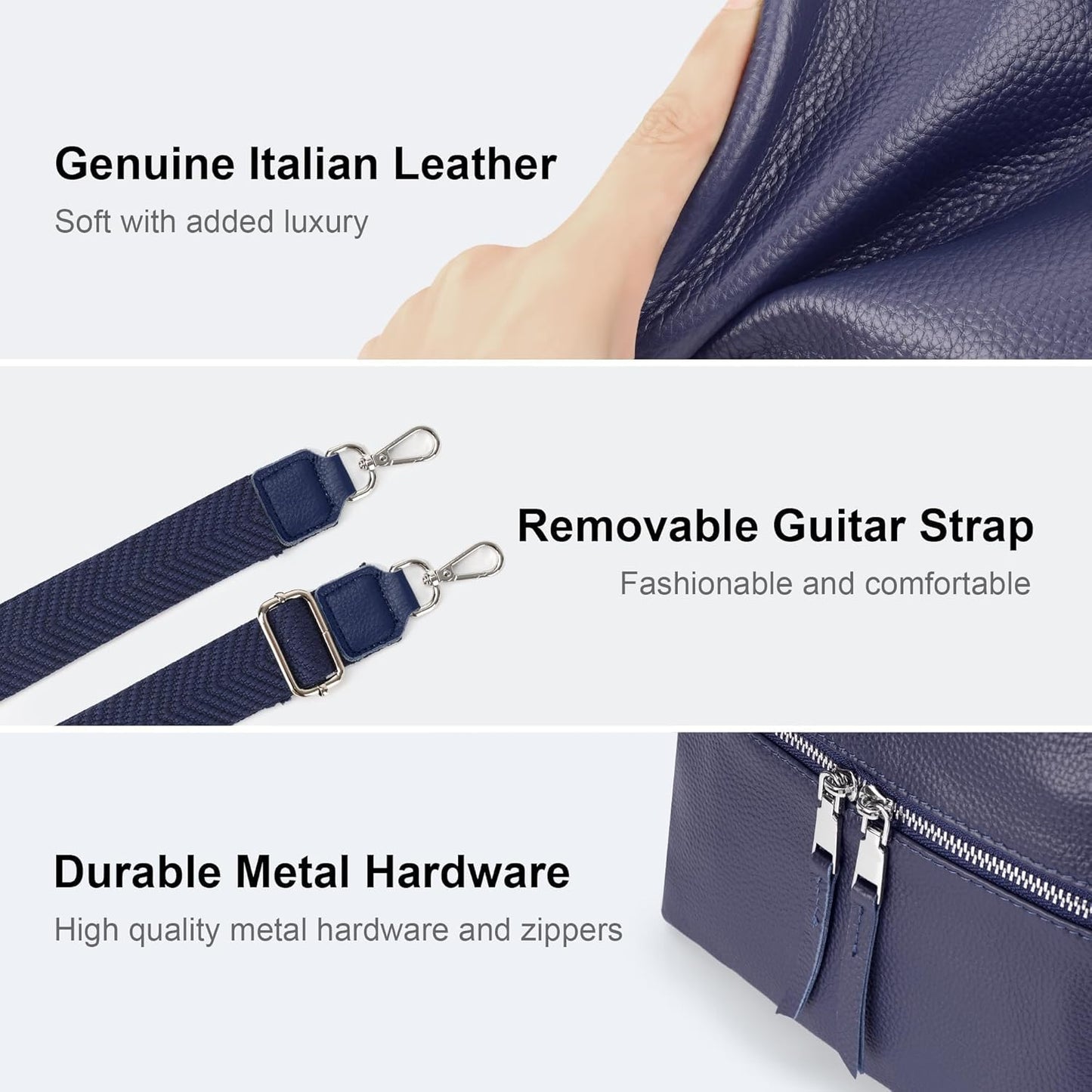 befen Genuine Leather Small Crossbody Purses for Women Travel Cross Body Bags Lightweight with Adjustable Shoulder Strap