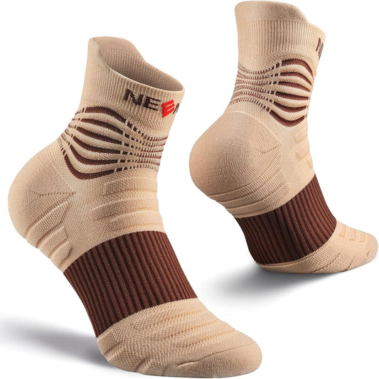 NEENCA Professional Compression Socks, Medical Athletic Ankle Socks for Injury Recovery & Pain Relief, Sports Protection, Circulation —1 Pair, 20-30 mmhg