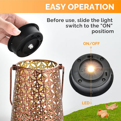 ELUTENG Solar Light Replacement Top 4 Pack (Top Size 2.76 inch, Bottom Size 2.42 inch) LED Solar Lantern Light Lids Outdoor Waterproof Replacement Solar Light Tops Warm White LED