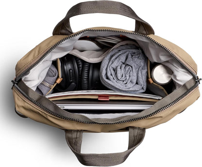 Bellroy Tokyo Totepack, water-resistant woven convertible backpack and tote bag - Khaki