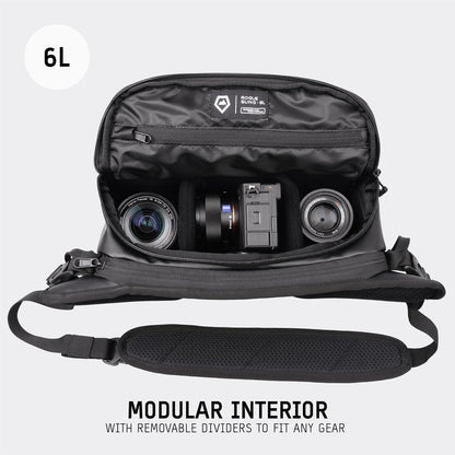 WANDRD ROGUE V1 6L Sling: Compact Camera Sling and Crossbody Bag with Fast Access, 3-Way Carry– Lightweight Everyday Bag Great for Travel, Photography, and Daily Use (Black)