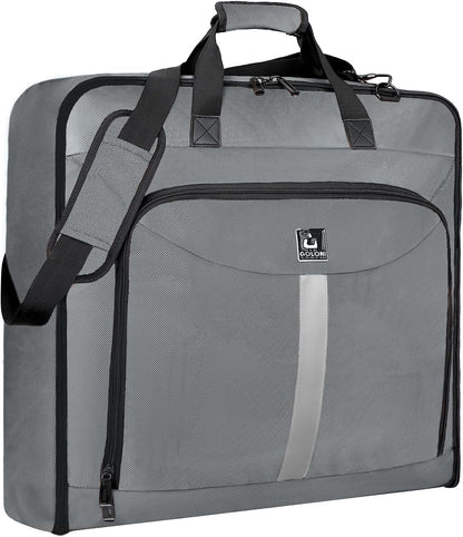 Garment Bags for travel,Hanging clothes Bag for Men Women,Suit Bags with Shoulder Strap,Wedding dress/shirt carry on luggage with fence hook,Wrinkle Free foldable duffle bag,Waterproof luux travel bag