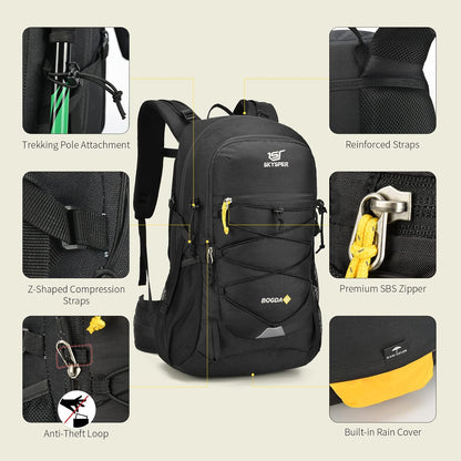 SKYSPER Hiking Backpack for Men Women, 35L Travel Backpack Waterproof Camping Backpack Outdoor Lightweight Daypack