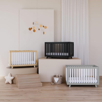 Storkcraft Beckett Grow-with-Me Convertible Crib (Driftwood) – GREENGUARD Gold Certified, Converts to Toddler Bed & Daybed, Fits Standard Crib Mattress, Easy-to-Assemble