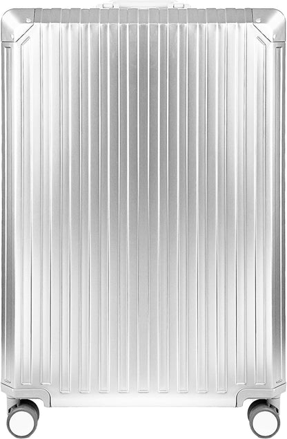 X2 All Aluminum Luggage Suitcase 3 Sizes (20",26",29") TSA Lock Carry On Silver (Double Set 20" & 29")