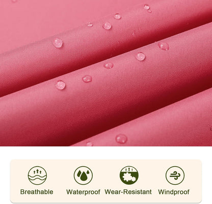 SaphiRose Unisex Rain Poncho Raincoat Hooded for Adults Women with Pockets