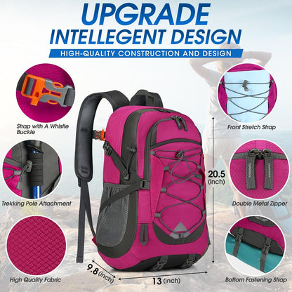 IGOLUMON Hiking Backpack 40L Packable Lightweight Camping Backpack Men Women Waterproof Hiking Daypack Outdoor Travel Daypack