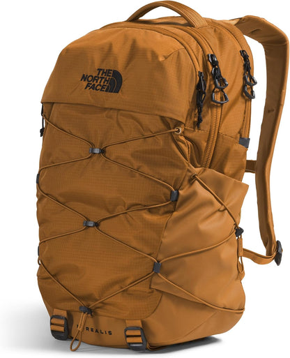 THE NORTH FACE Borealis Commuter Laptop Backpack | Water Repellent Finish, 16" Laptop Sleeve, Large Main Compartment for Everyday Carry, Timber Tan/TNF Black, One Size