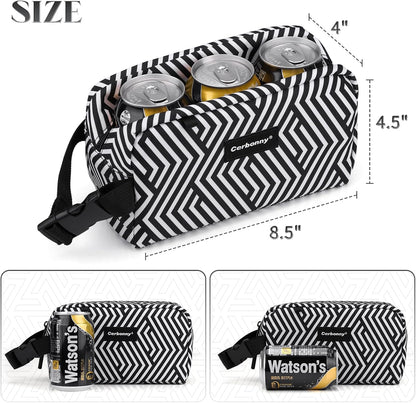 Freezable Lunch Bag,Freezable Snack Bag,Mini Cooler Bag for Travel/Work/School,Small Insulated Bag,Small Cooler Lunch Box with Ice Packs,Insulated Snack Bag,Freezable Snack Box with Handle Buckle