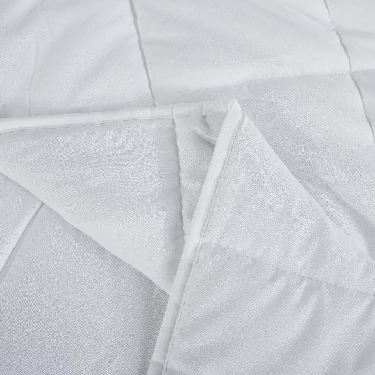 L'AGRATY Weighted Blanket - 48"x72" 20lbs Cooling Breathable Heavy Blanket with Glass Beads for Adult All-Season