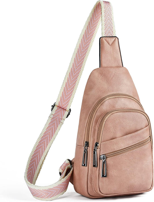 Sling Bag Crossbody Bags for Women Small Cross Body Bag Fanny Packs Chest Sling Purse for Daily Travel Leisure Sport