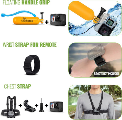 GoPro HERO11 (Go Pro Hero11) Black Mini - Waterproof Action Camera with 5.3K Ultra HD Video, 24.7MP Photos, 1/1.9" Sensor, Stabilization + 50-in-1 Accessory Kit + 64GB Card + More