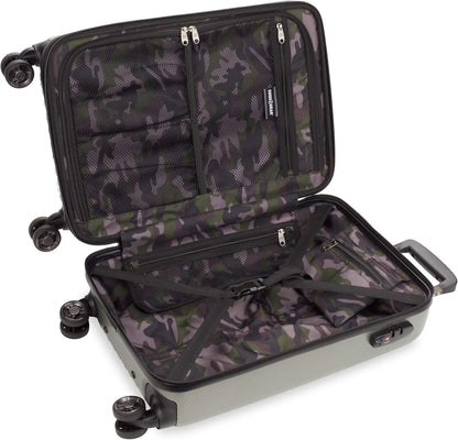 SwissGear 7272 Energie Expandable Hardside Luggage with Spinner Wheels and TSA Lock, Gunmetal, Carry-On 19-Inch