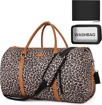 Garment Bag for Travel Convertible Carry On Garment Bag Large Travel Duffel Bags for Women 2 in 1 Hanging Suitcase Suit Travel Bags for Women & Men 3pcs Set