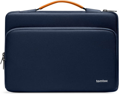 tomtoc 360 Protective Laptop Sleeve for 13.5-14.4 Inch Microsoft New Surface Laptop Studio/5/4/3/2/1, Surface Book 3/2/1, Water-Resistant Shockproof Notebook Accessory Carrying Case Bag, Blue