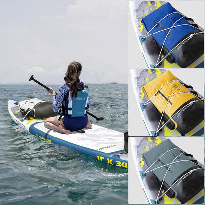 UPWELL 30L Waterproof Dry Bag Boating Backpack for Travel Hiking Camping Kayaking Hiking Swimming Floating Submersible Dry Bag grey