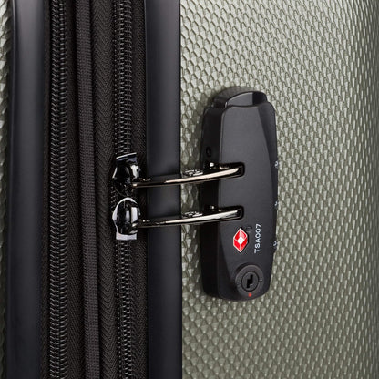 SwissGear 7272 Energie Expandable Hardside Luggage with Spinner Wheels and TSA Lock, Gunmetal, Checked-Large 27-Inch